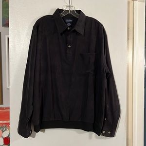 John Blair ultra suede men’s pullover men’s shirt
